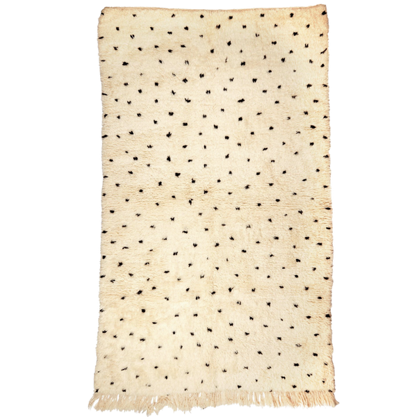 Moroccan Beni Ourain Rug with Spots