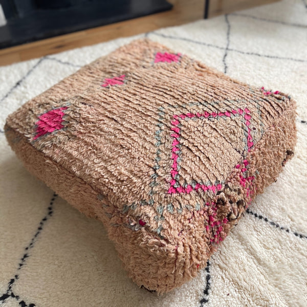 Vintage Berber Pouffe