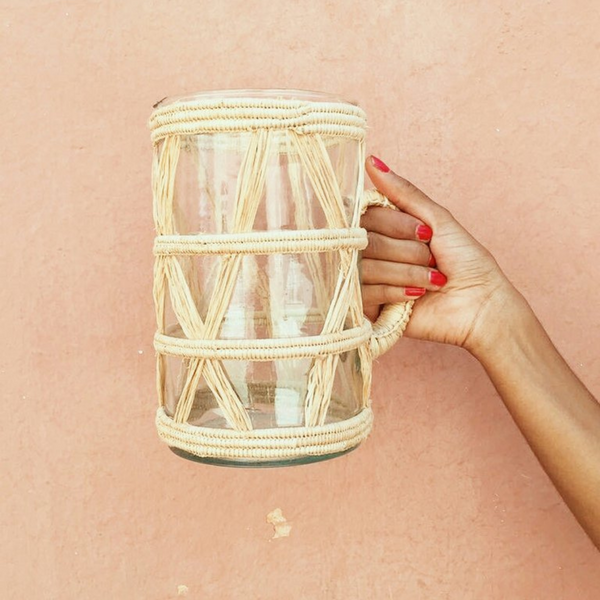 Raffia Jug Large