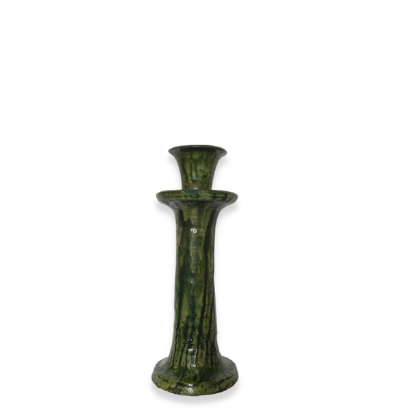 Tamegroute Candle Holder Green Large