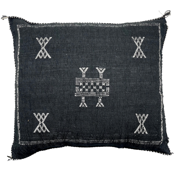 Moroccan Sabra Cushion Navy Blue