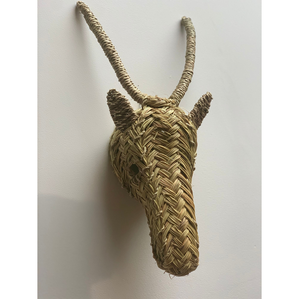 Gazelle Rattan Animal Head Large