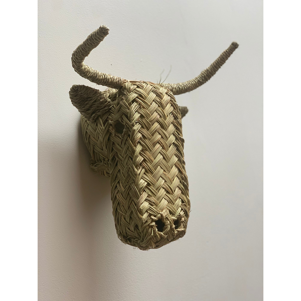 Taurus Rattan Animal Head