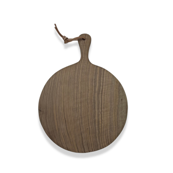 Round Walnut chopping board Large