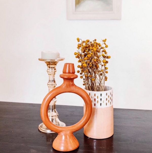 Terracotta Candle Stick 